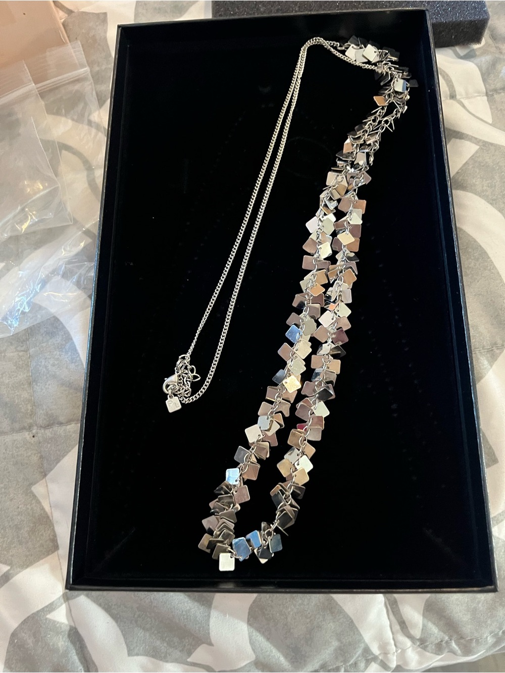 Park Lane Silver Multi-Link Geometric Necklace - Women Jewelry